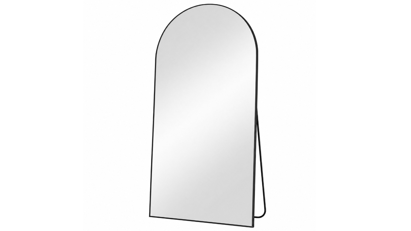 Oakory 198 x 96cm Oversized Arched Full Length Mirror - Black