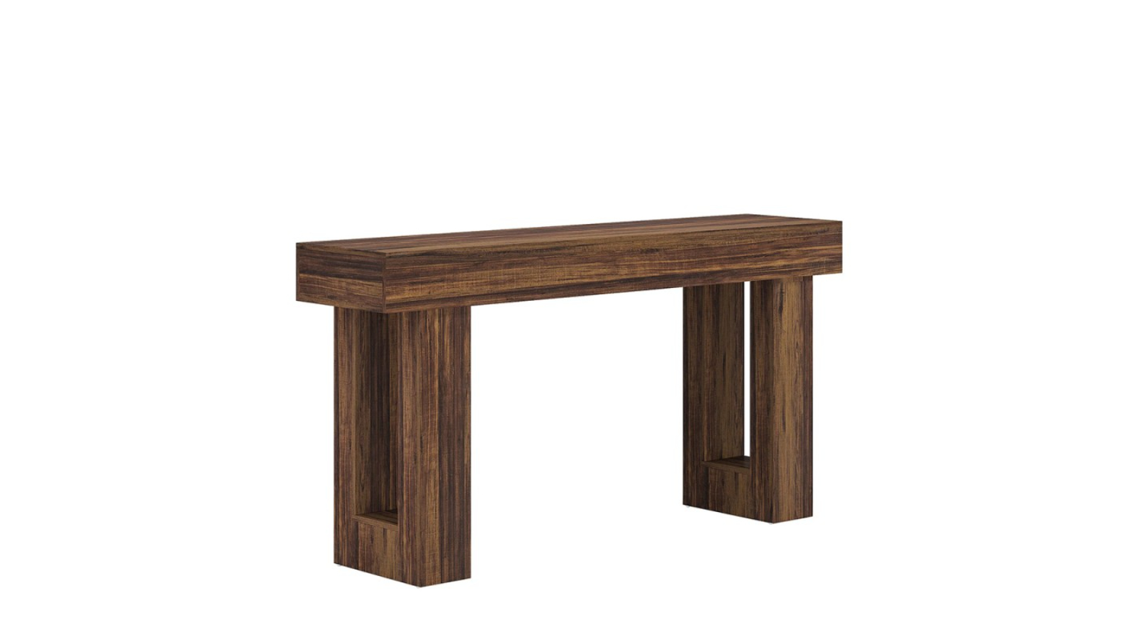 Oakory 160cm Country Style Console Table - Rustic Brown