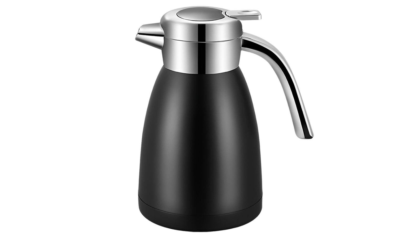 Soga Insulated Stainless Steel Kettle 1.8 Litre Thermal Jug - Black