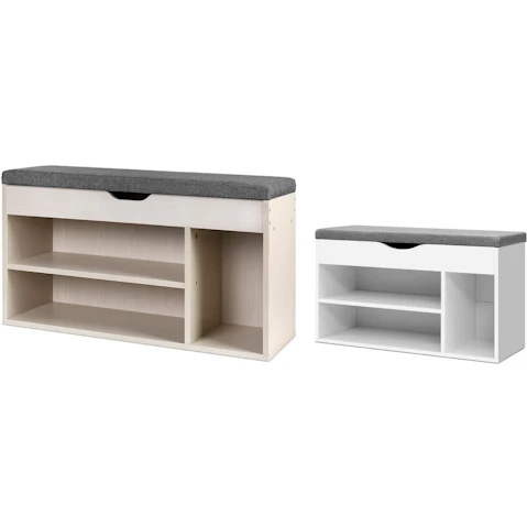 Artiss Shoe Bench Wooden Storage