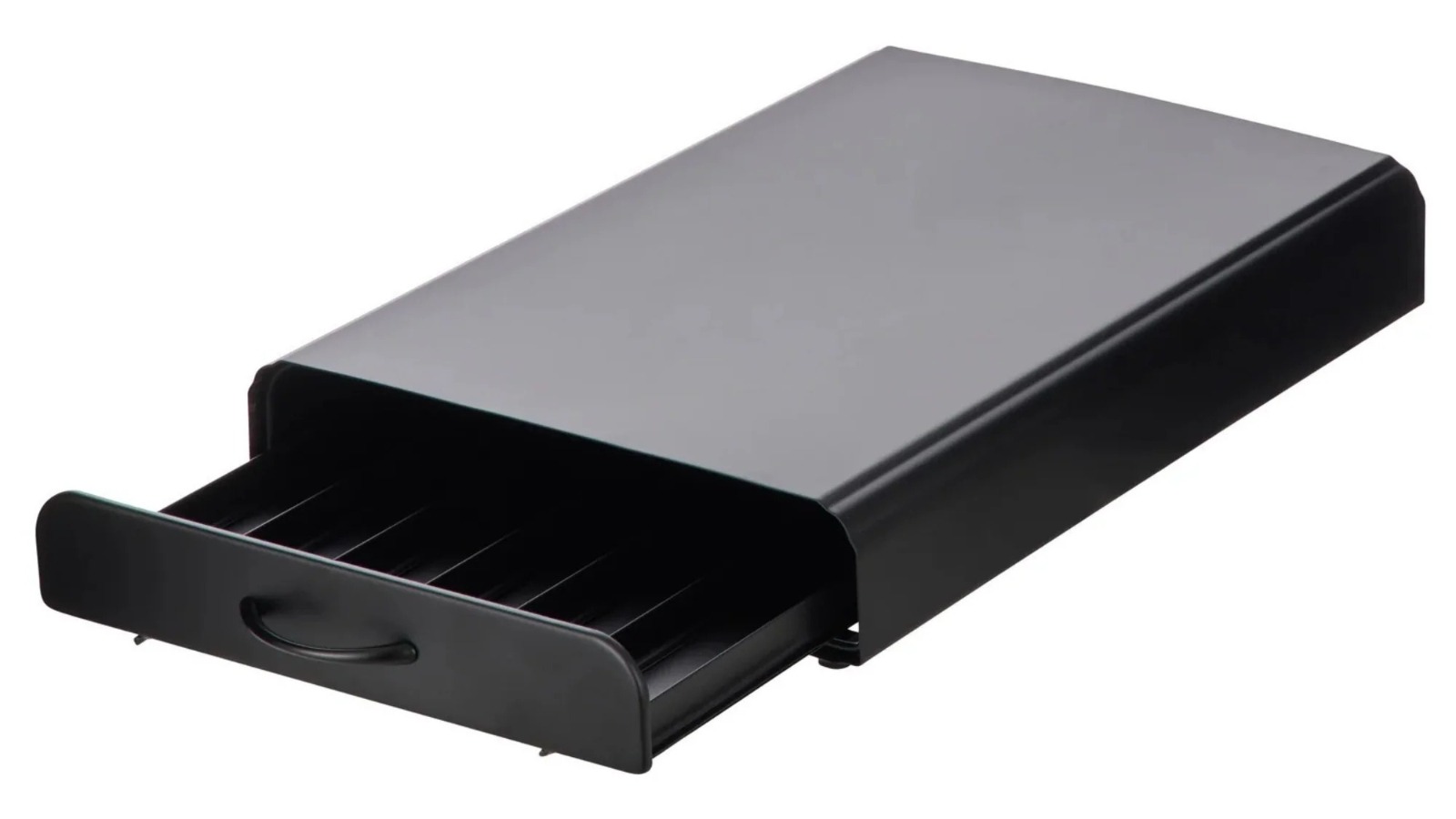 Leaf & Bean Steel Coffee Machine Board with Capsule Drawer