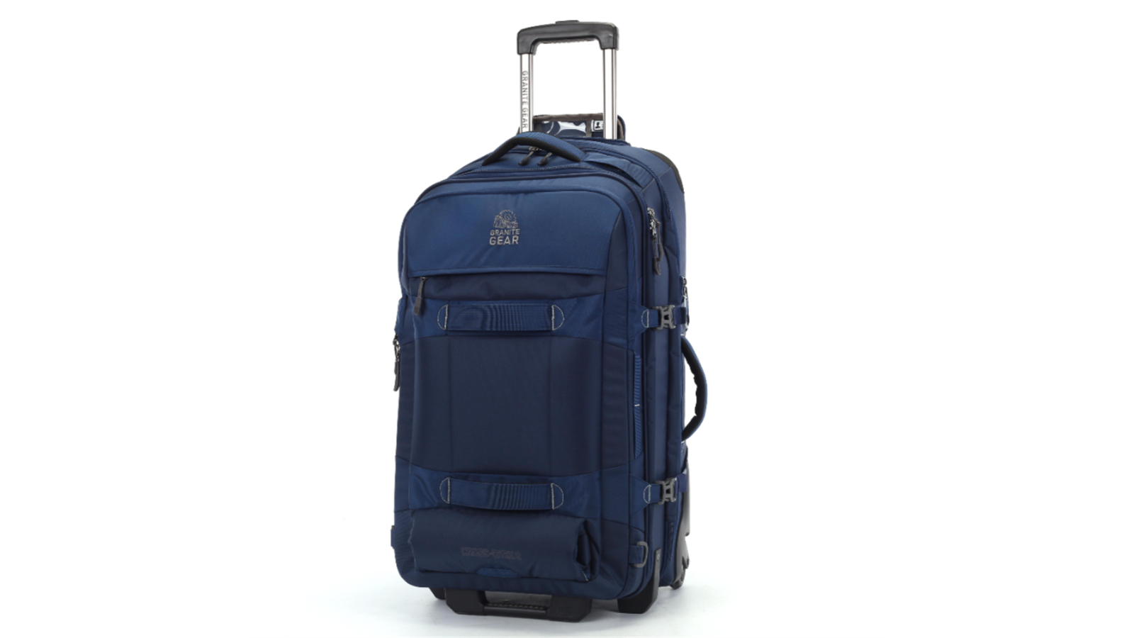 Granite Gear Water Resistant Wheeled Duffle Softcase Luggage with Backpack Strap - Blue