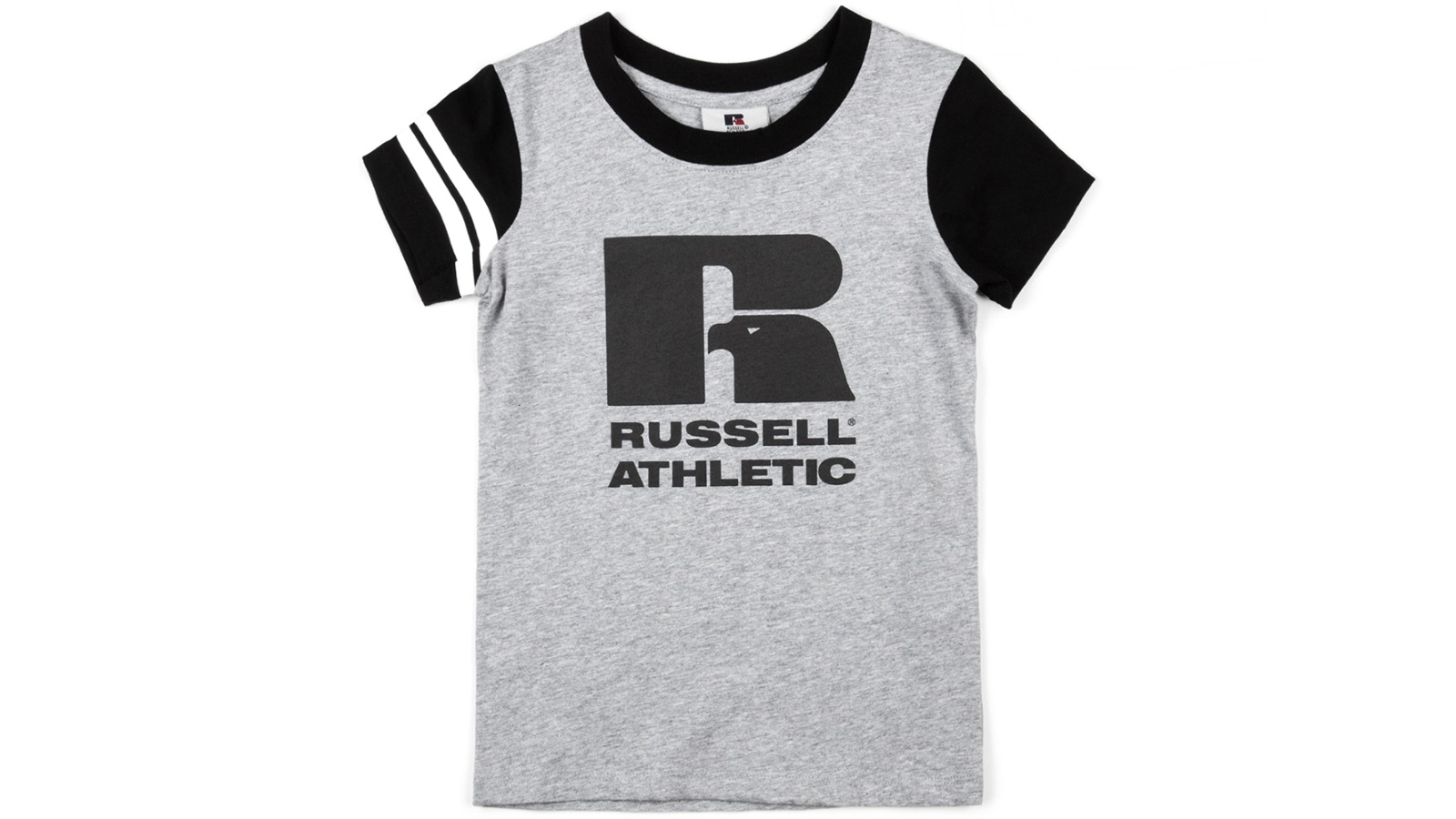 Russell Athletic Girls Eagle R T-Shirt Size 8 - Ash Marle