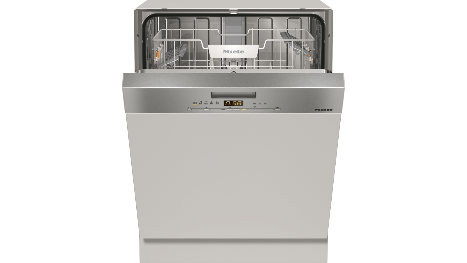 Miele G 5000 i Active Integrated Dishwasher Clean Steel Harvey Norman