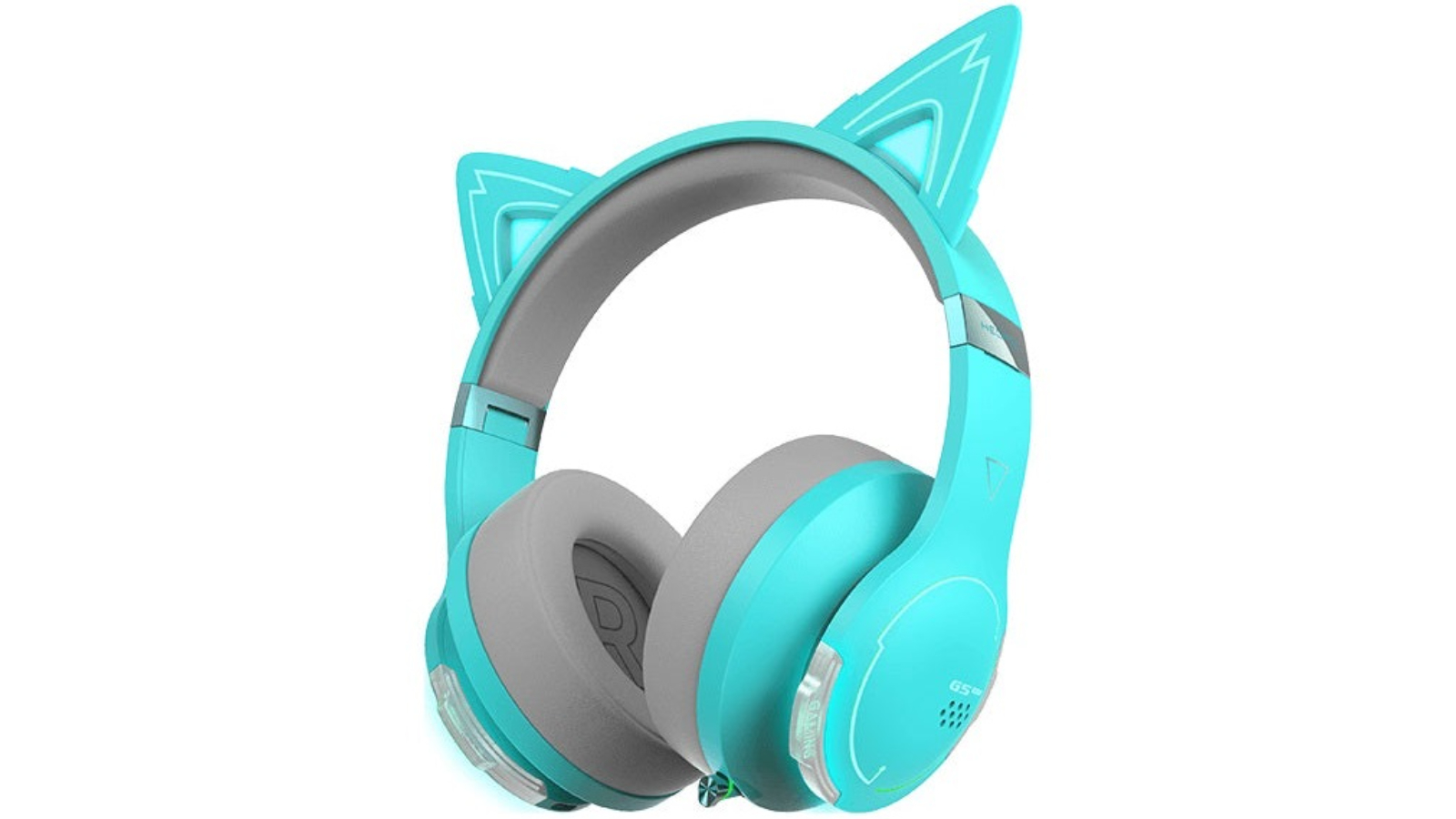 Edifier G5BT Cat Ear Hi-Res Bluetooth Gaming Headset - Turquoise