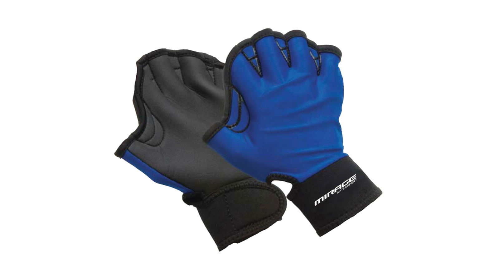 Mirage Medium Watersports Swimming Training Gloves - Blue