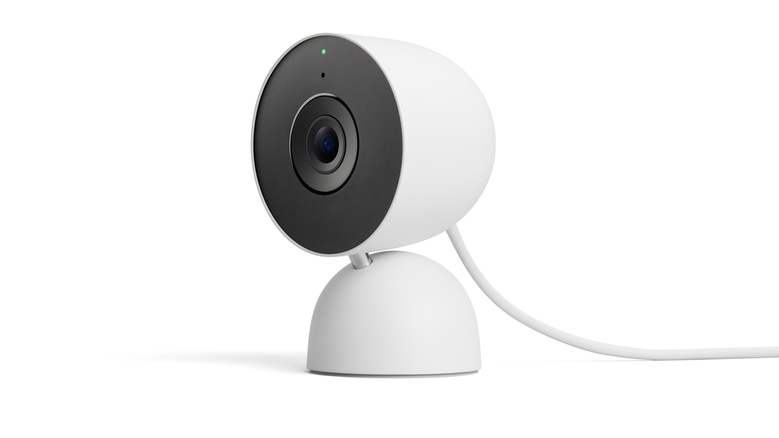 Google Nest Cam Indoor (Wired, 3rd Gen) - Snow | Harvey Norman