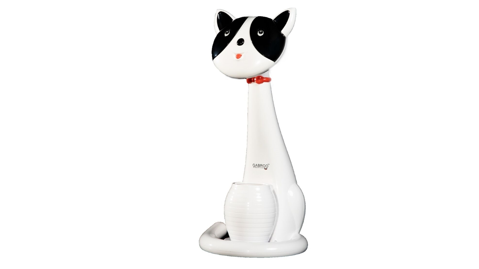 Gabroo Cat Kids Desk and Night Light - Black and White