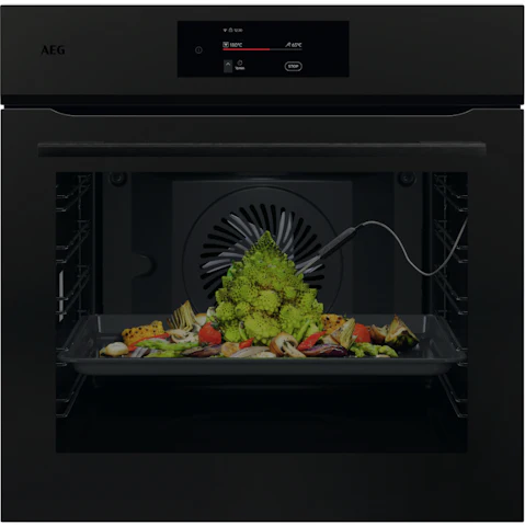AEG 60cm 7000 Series Sense Cook Multifunction Oven - Matte Black
