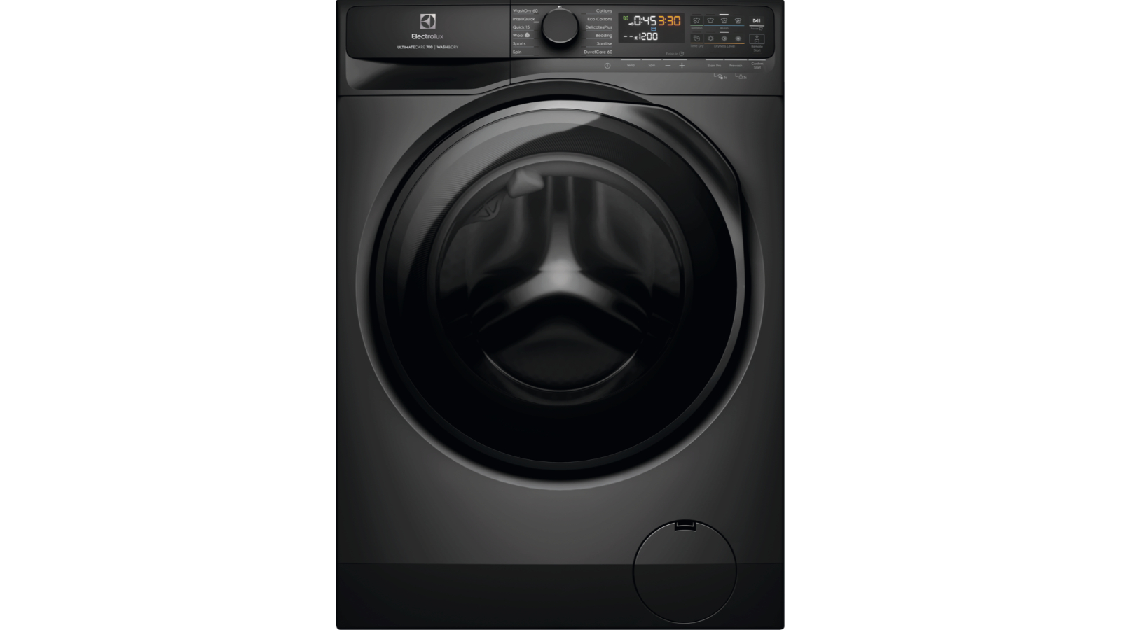 Electrolux 12kg UltimateCare 700 Series Front Load Washer Dryer Combo - Dark Onyx