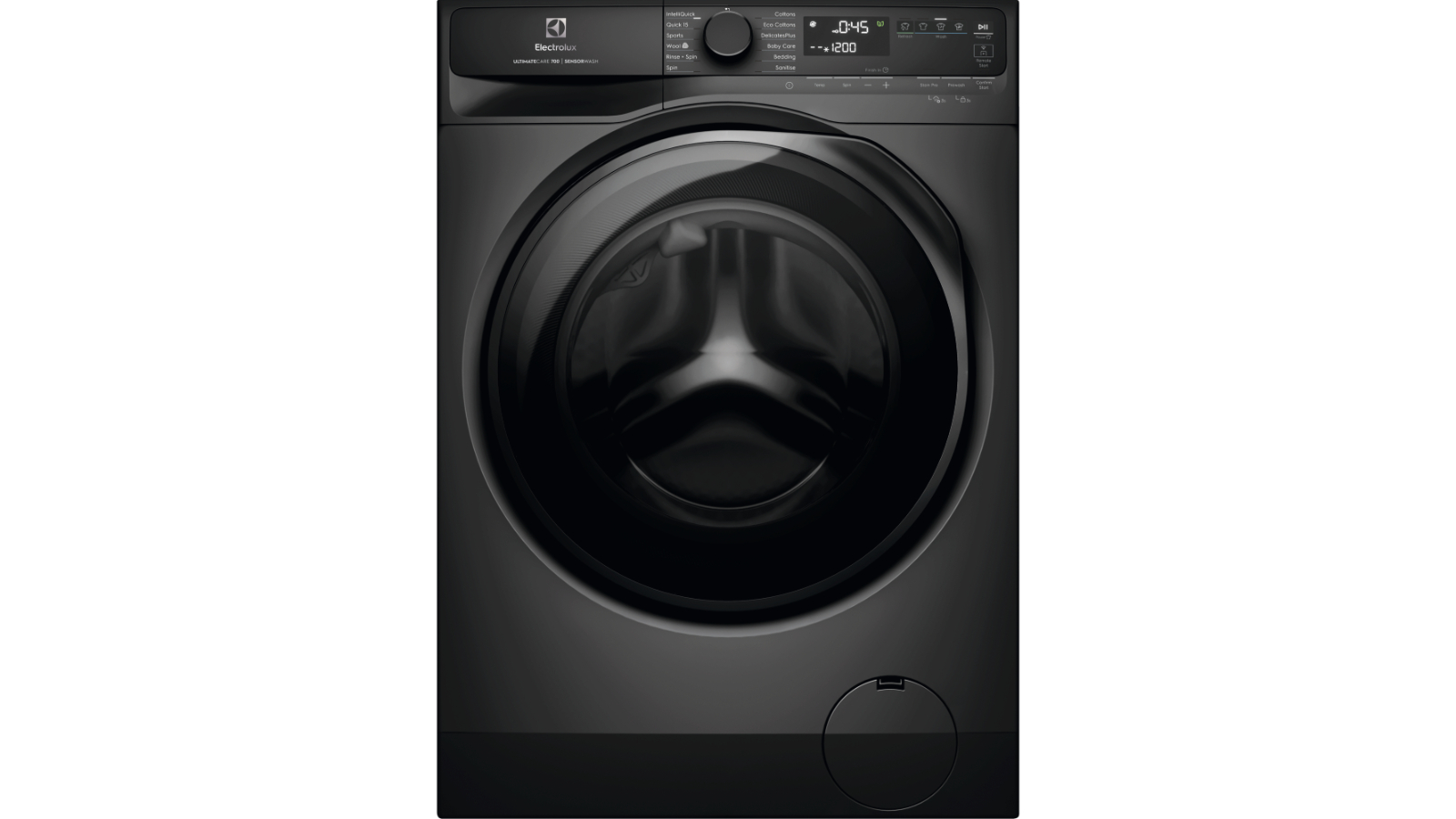 Electrolux 9kg UltimateCare 700 Series Front Load Washing Machine - Dark Onyx