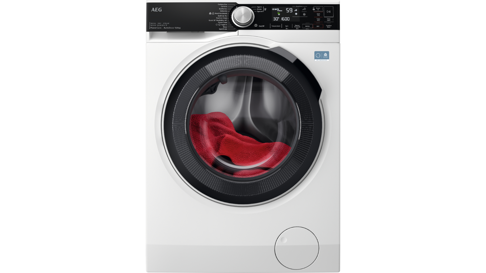 AEG 10kg/6kg Series 8000 AutoDose Washer Dryer Combo - White