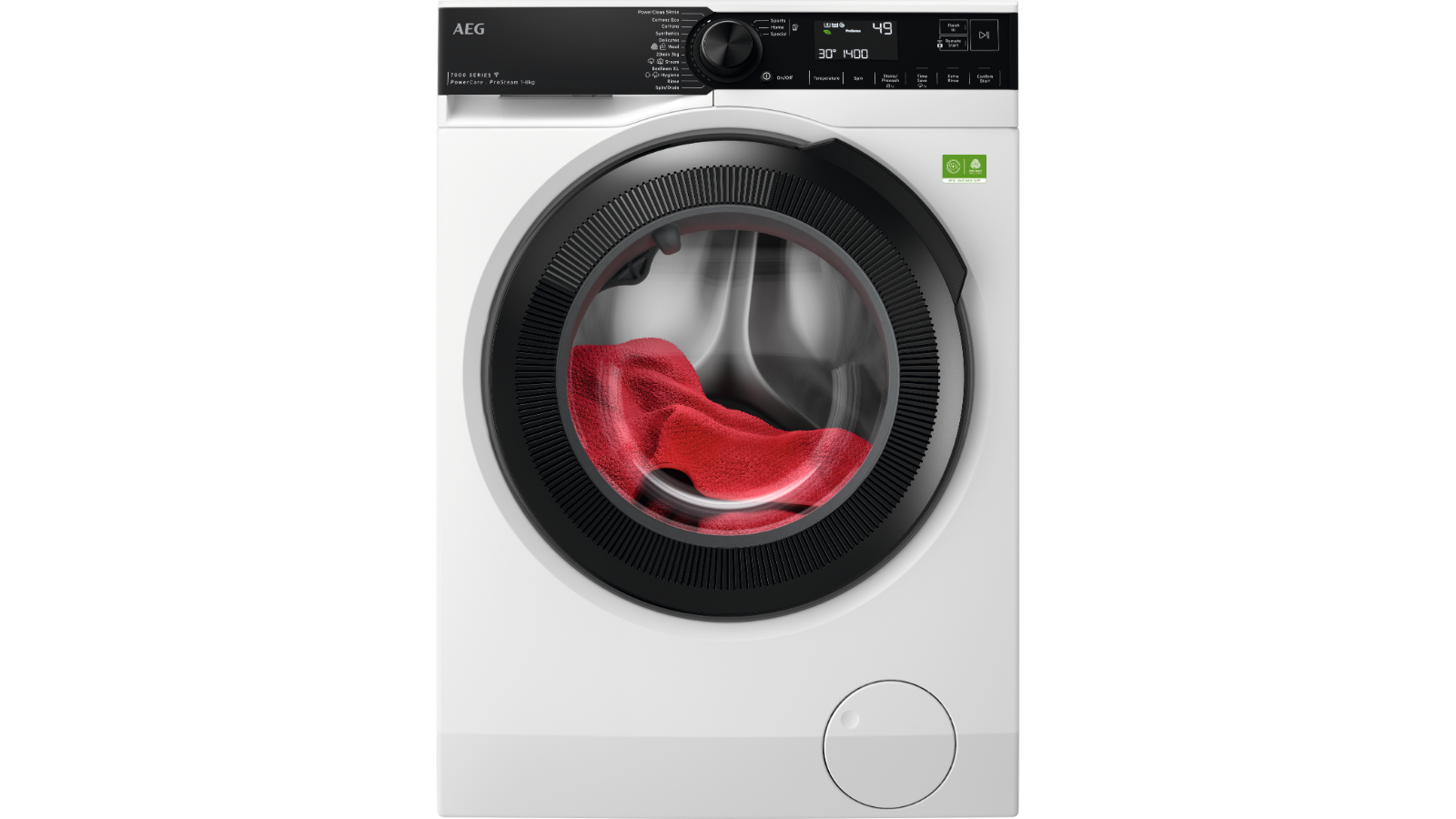 AEG 8kg 7000 Series PowerCare Front Load Washing Machine 