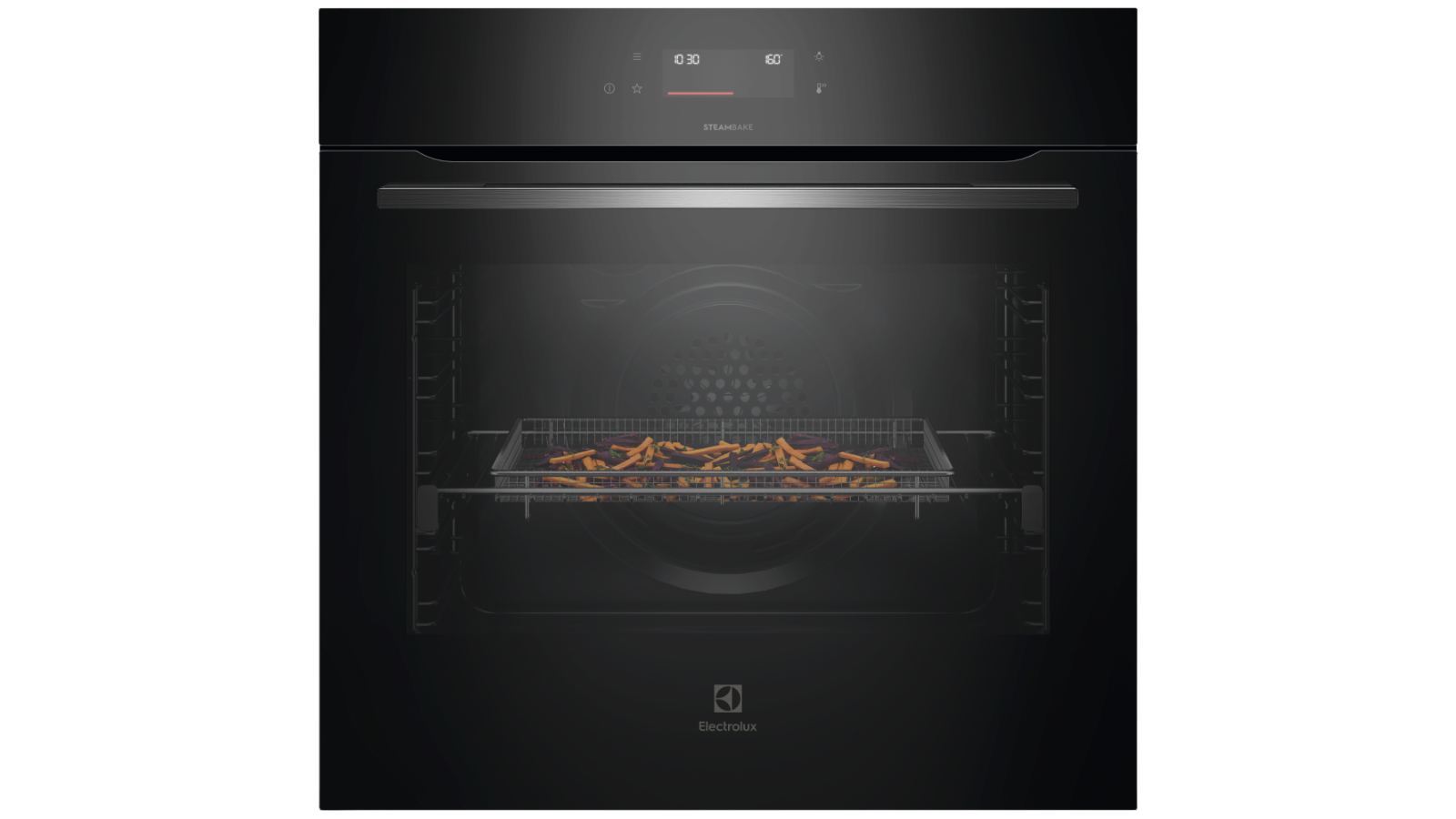Electrolux 60cm 600 Series AirFry Plus SteamBake Pyrolytic Oven with Food Probe - Dark Stainless Steel