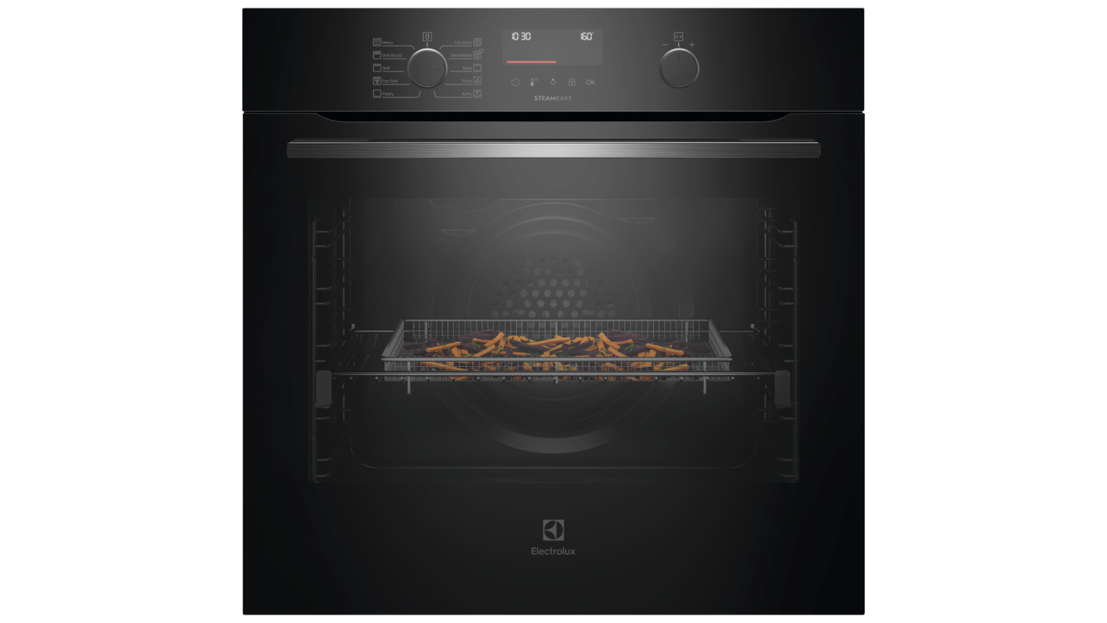 Electrolux 60cm 500 Series SteamBake Pyrolytic Oven - Dark Stainless Steel 