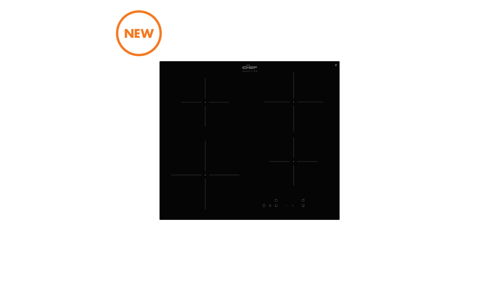 Chef 600mm 4 Zone Induction Cooktop with PowerBoost Harvey Norman