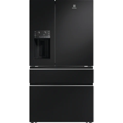 Electrolux 609L 900 Series French Door Fridge - Matte Charcoal Black