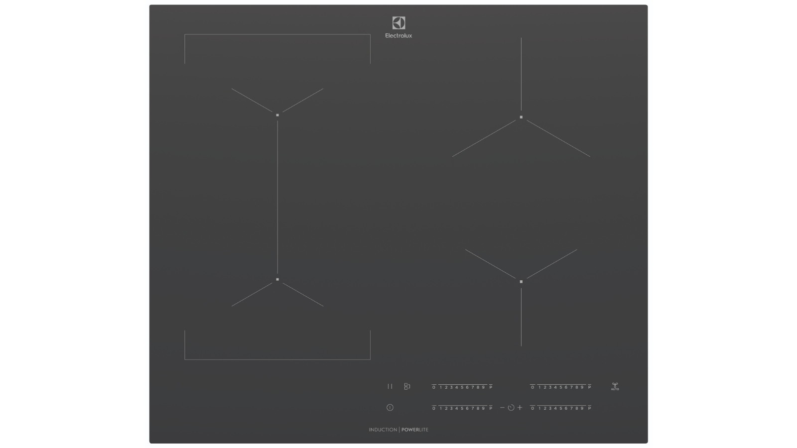 Electrolux 60cm 4 zone PowerLite Induction Cooktop Harvey Norman