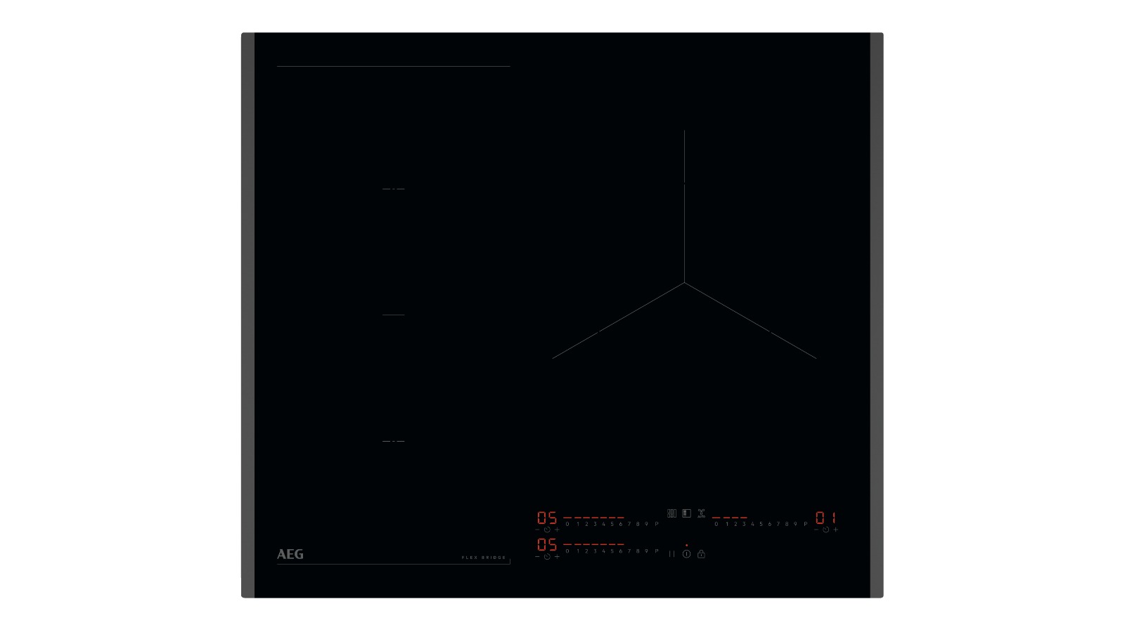 AEG 60cm 6000 Series 3 Zone ProCook Induction Cooktop - Black