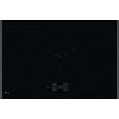 AEG 80cm 5 Zone 8000 Series CookSmart Touch WiFi Enabled Induction Cooktop - Black