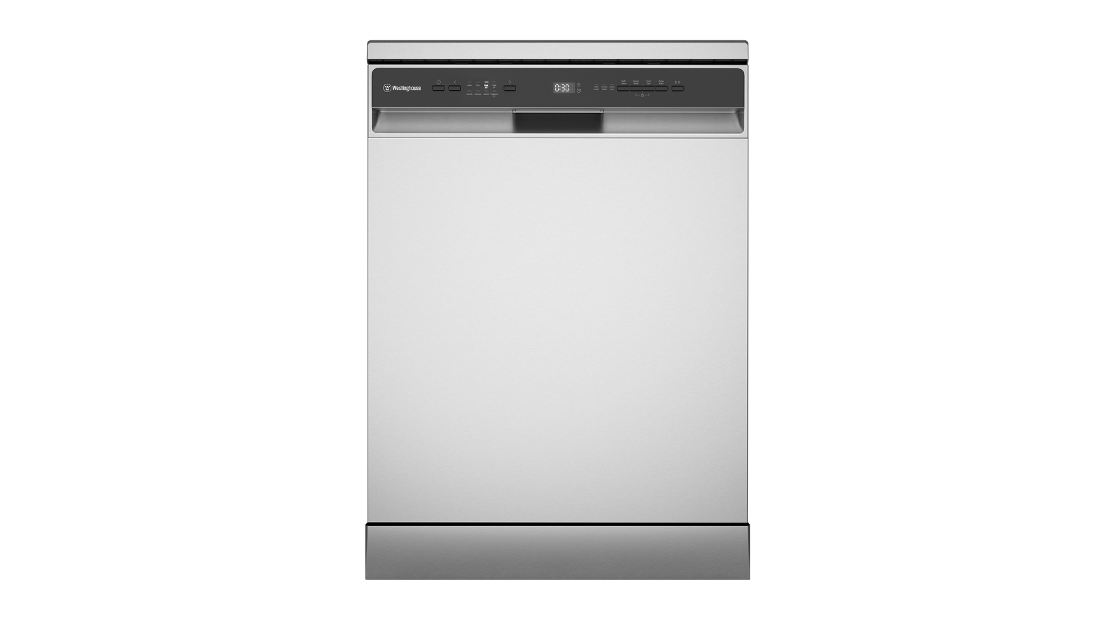 Westinghouse 60cm Freestanding Dishwasher with 8 Wash Programs - Stainless Steel