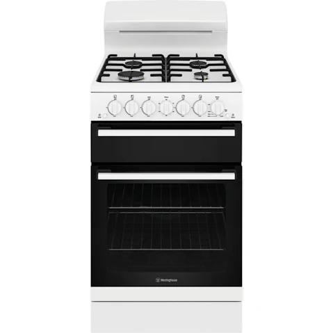 Westinghouse 54cm Gas Freestanding Cooker with Separate Grill - White