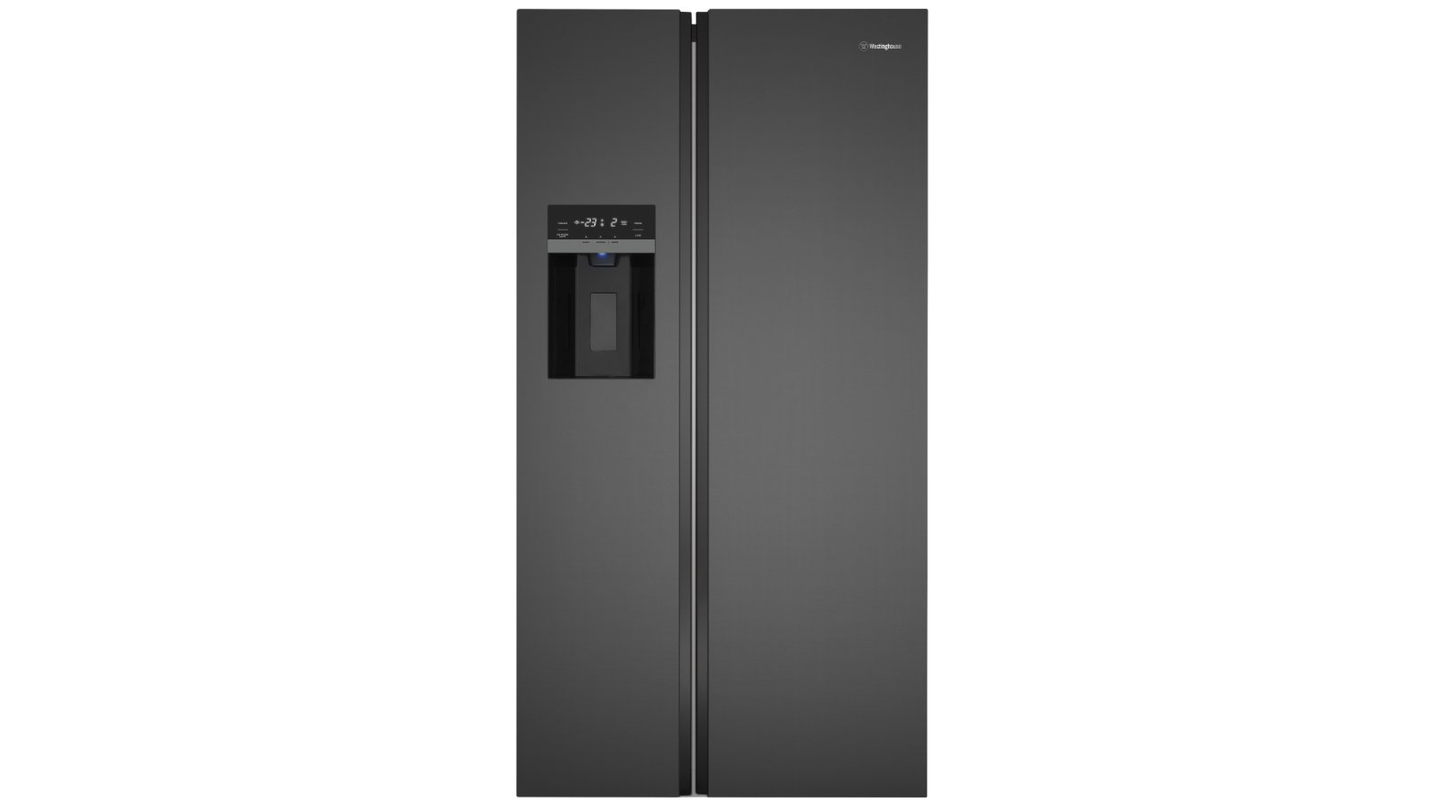 Westinghouse 596L Side By Side Fridge - Matte Black