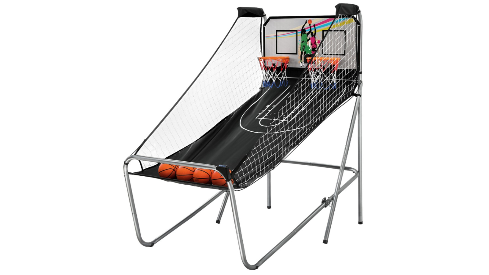 Hanna Goods Arcade Foldable 8 Game Electronic Scoring Double Shot 4 Ball