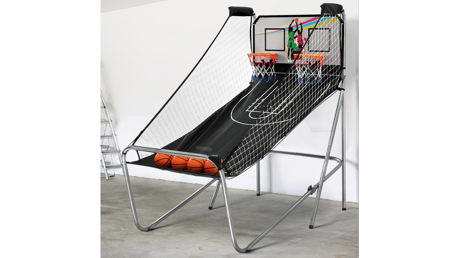 Hanna Goods Arcade Foldable 8 Game Electronic Scoring Double Shot 4