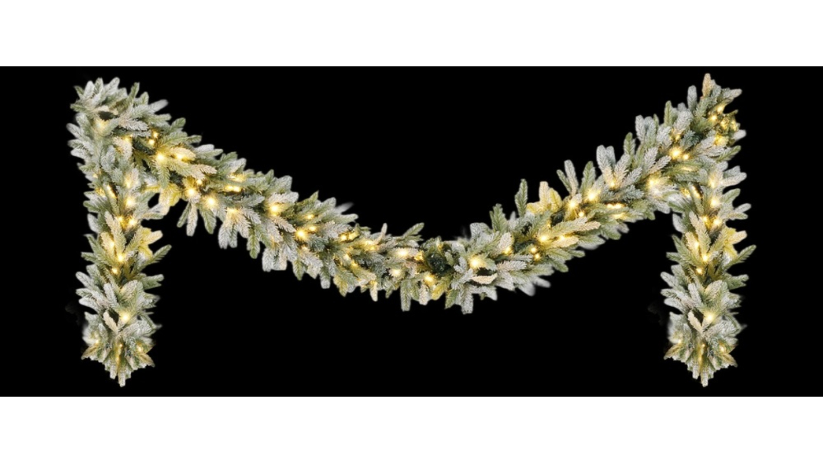 Jingle Jollys 3metre Christmas Garland Pre-lit LED Light