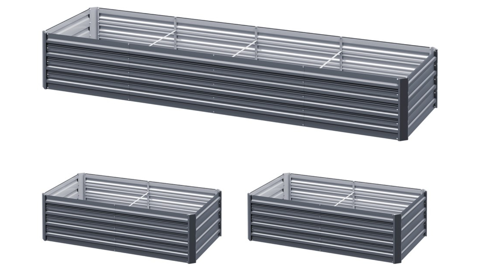 Greenfingers Garden Bed - 240 x 80 x 45cm