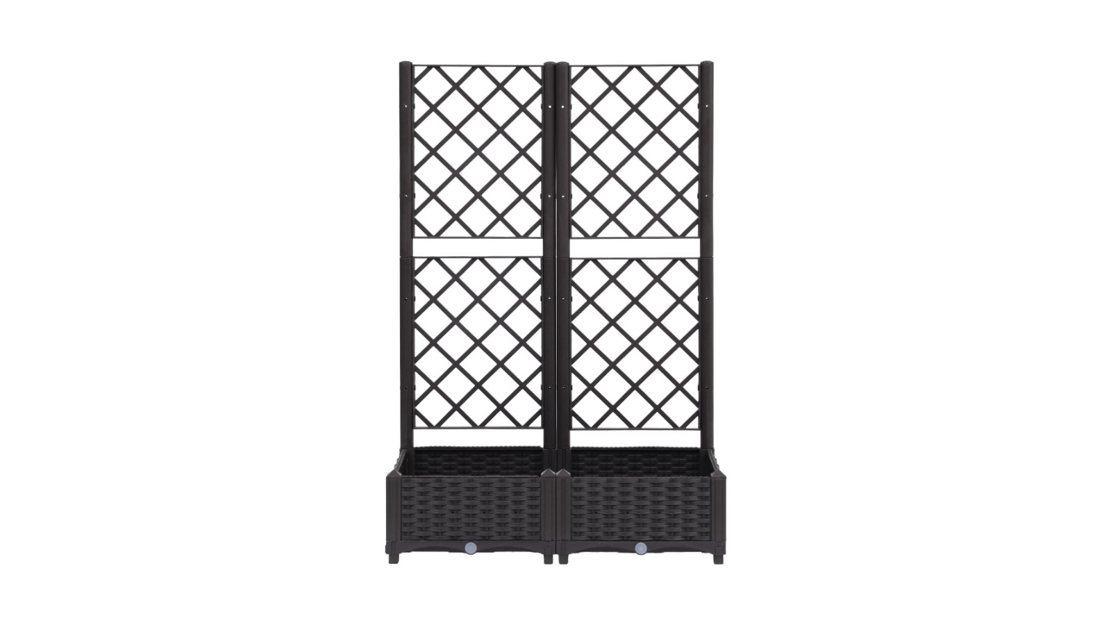 Green Fingers Large Raised Vertical Planter Self Watering Elevated Veggie Box Garden Bed