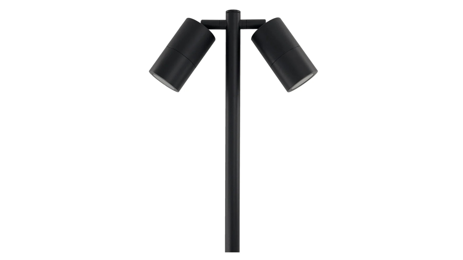 IP65 MR16 Double Adjustable 100cm Cable Encl Post 12V Spike Light - Black