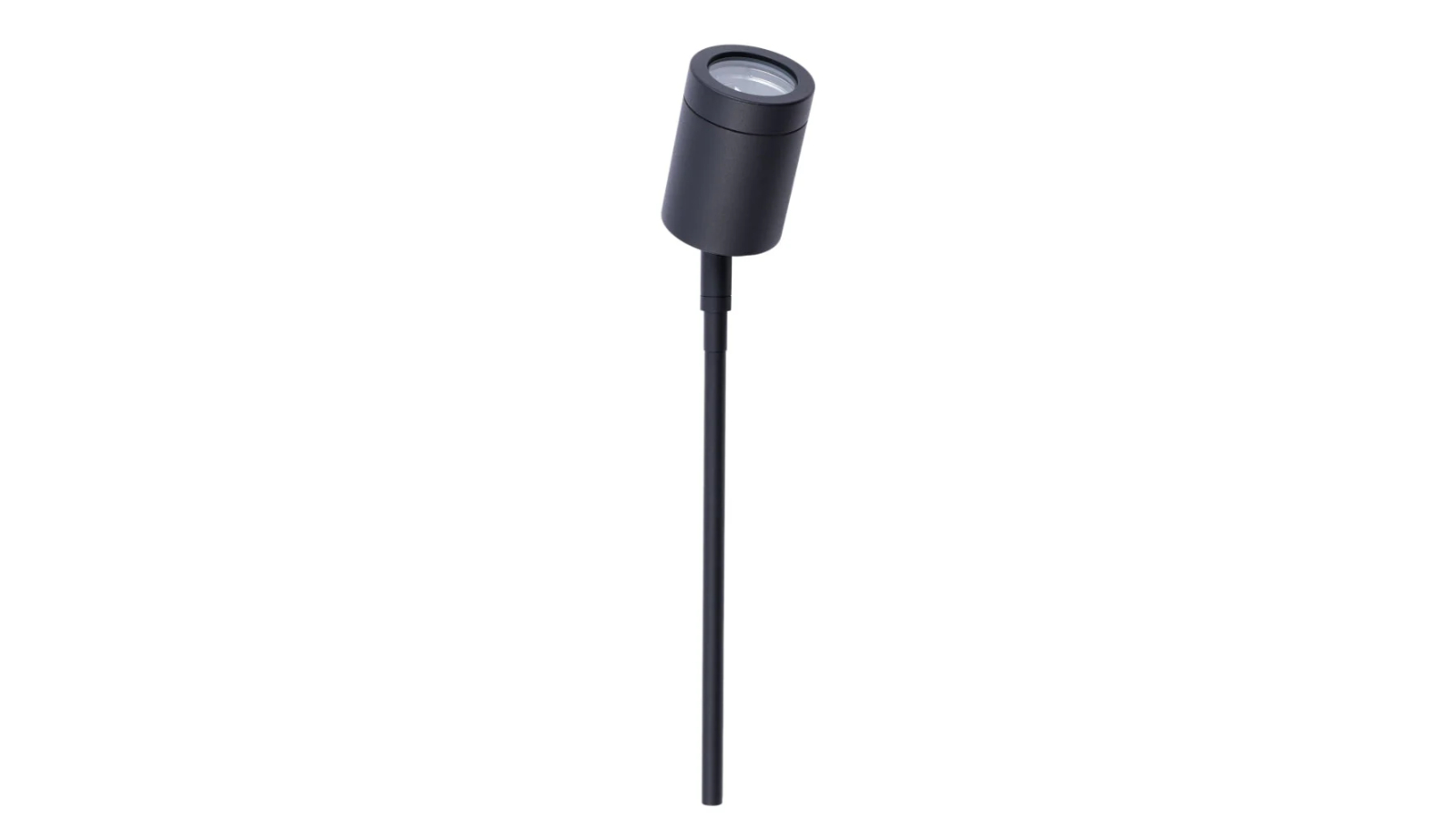 IP65 Single Adjustable MR16 Cable Encl Black 12V Spike Light - 62.6cm