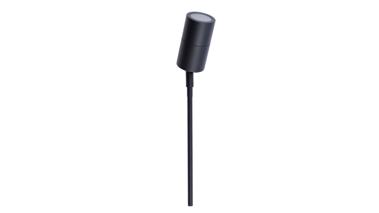 IP65 Single Adjustable MR16 Cable Encl Black 12V Spike Light - 65cm