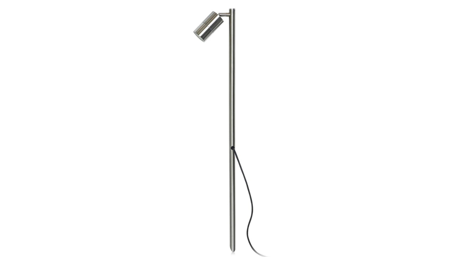 IP65 MR16 Single Adjustable 100cm Cable Encl Post 12V Spike Light - 316 Stainless Steel