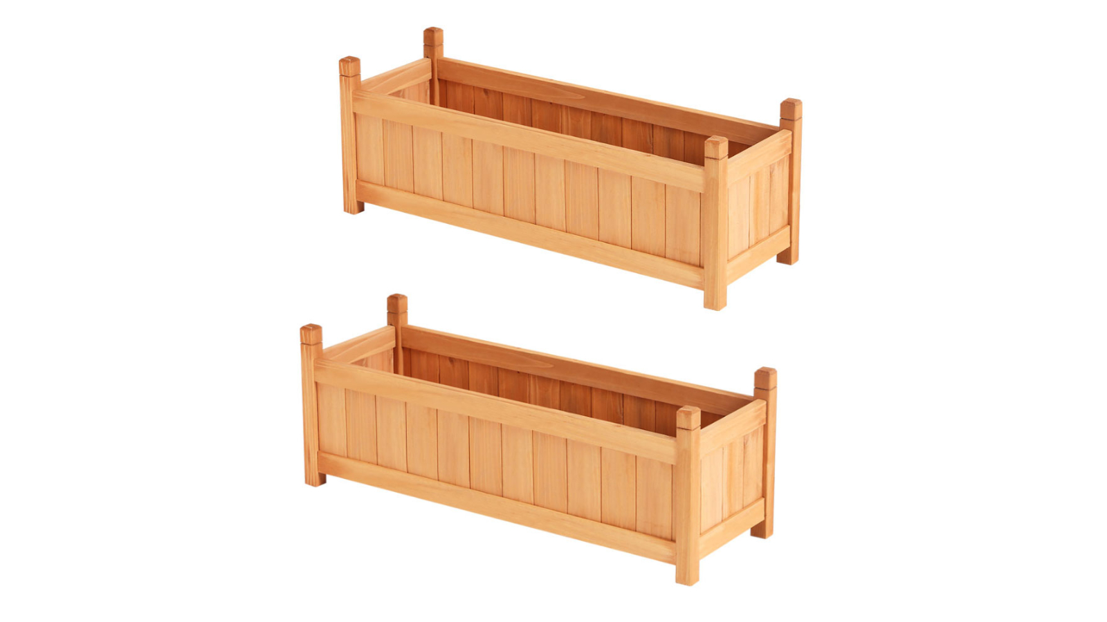 Green Fingers 2 Piece Planter Box Garden Bed