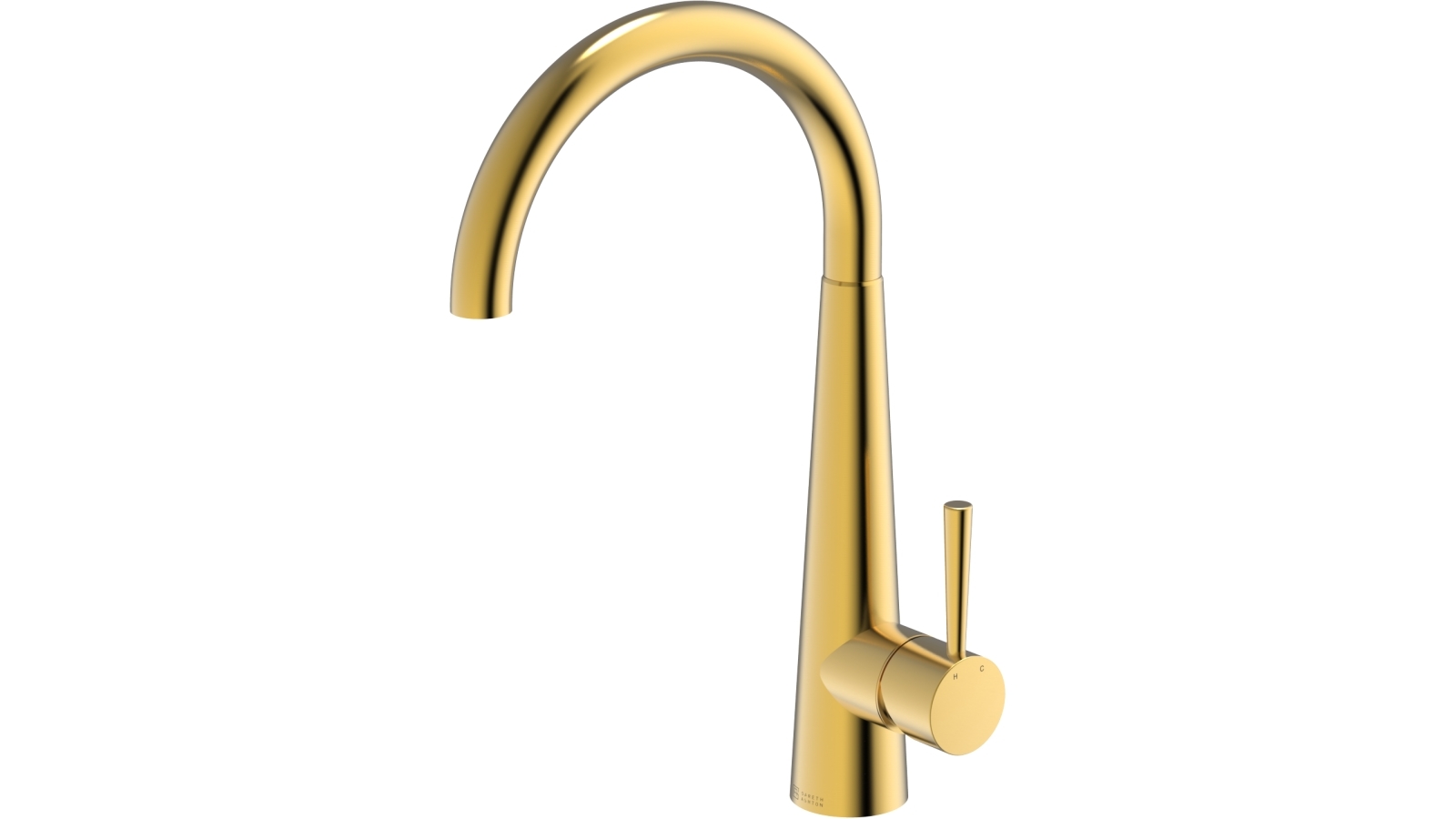 Gareth Ashton Gooseneck Bar Sink Mixer - Eureka Gold