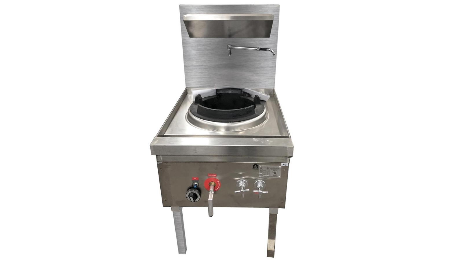 Gasmax Stainless Steel Waterless Nature Gas Single Wok Harvey Norman