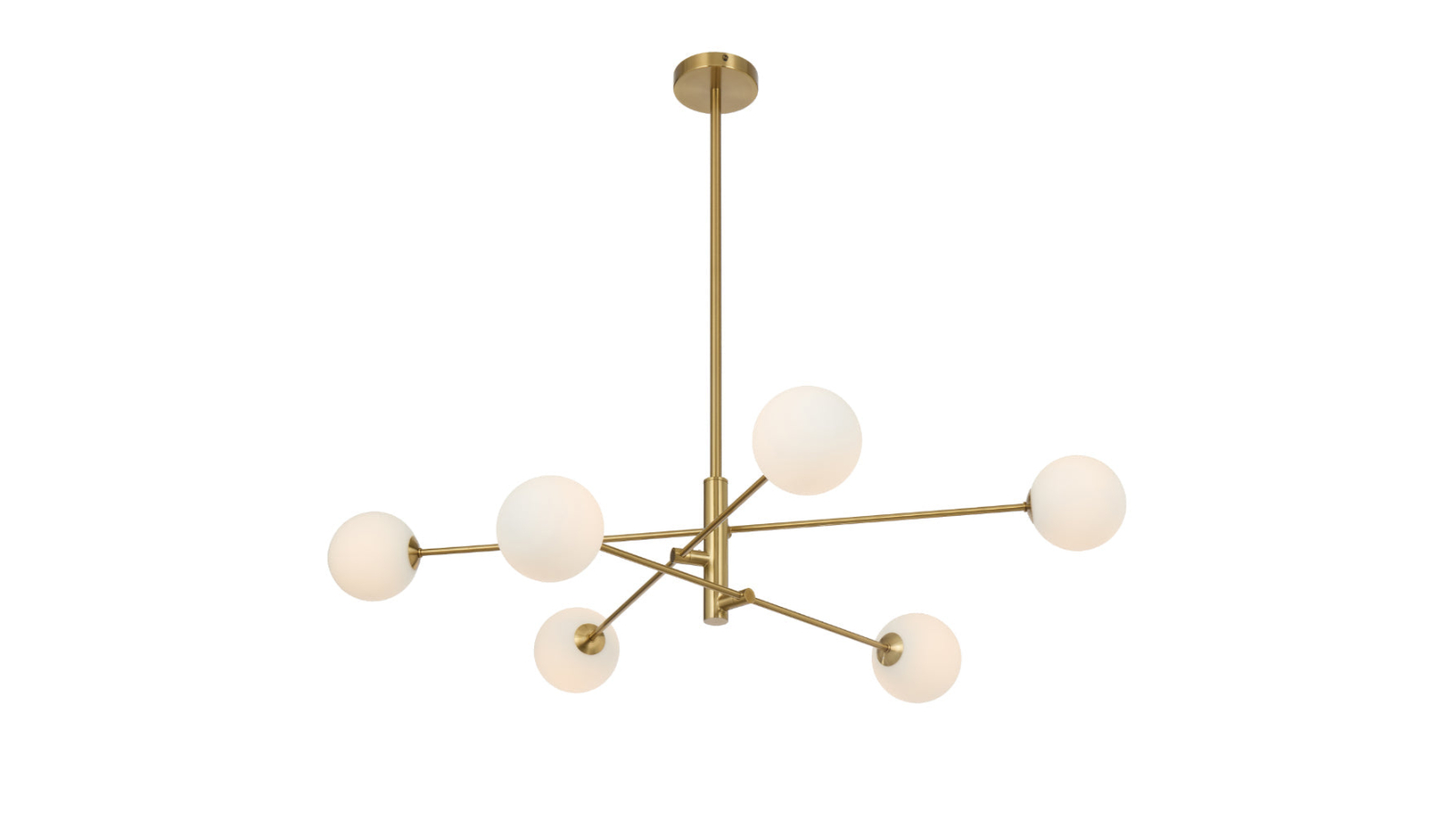 Pretty & Practical Rivaline Graceful Opal Shade Pendant Light 