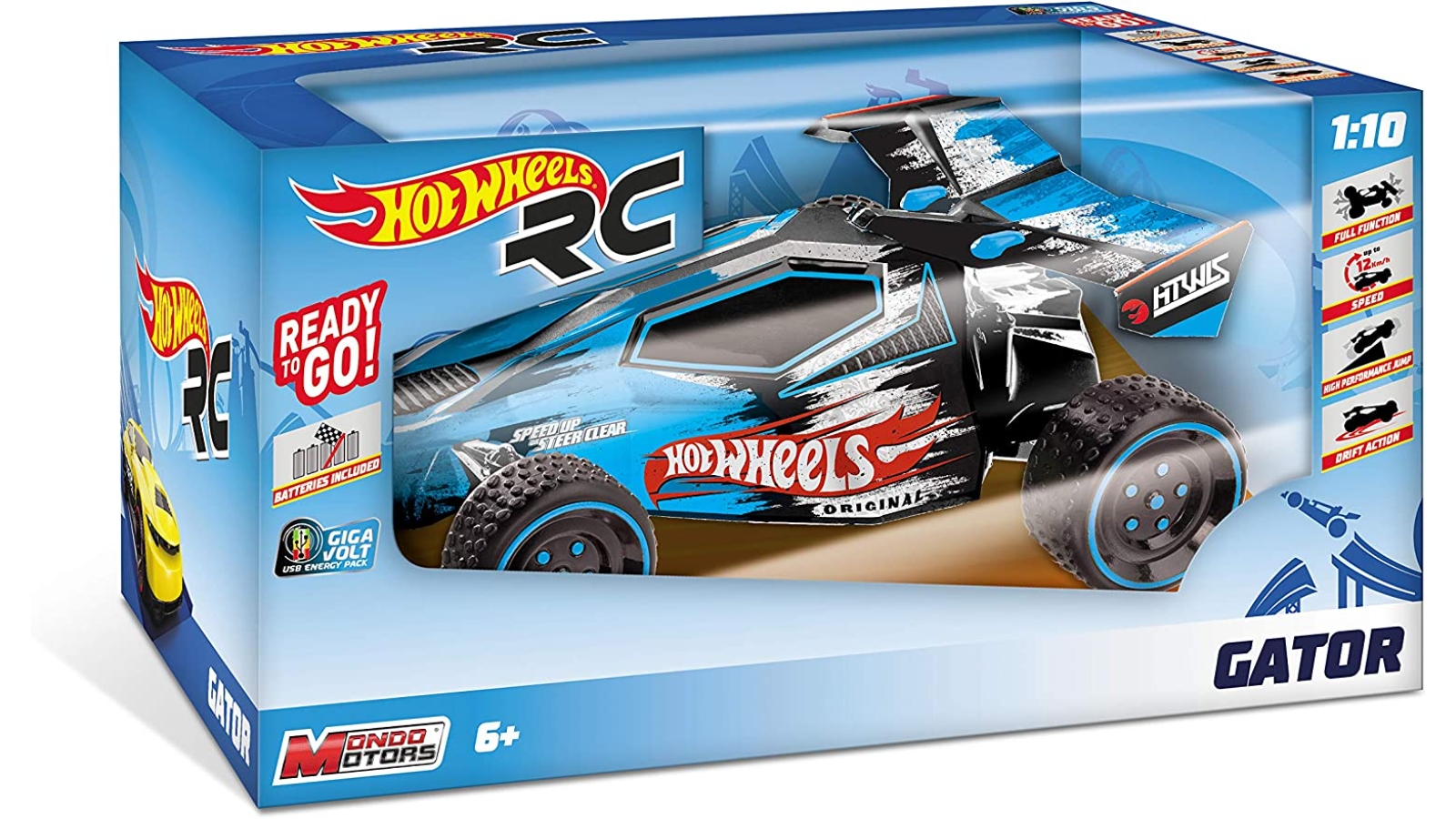 Hot Wheels Rc Buggy Gator 1:10 Lu63652d | Harvey Norman