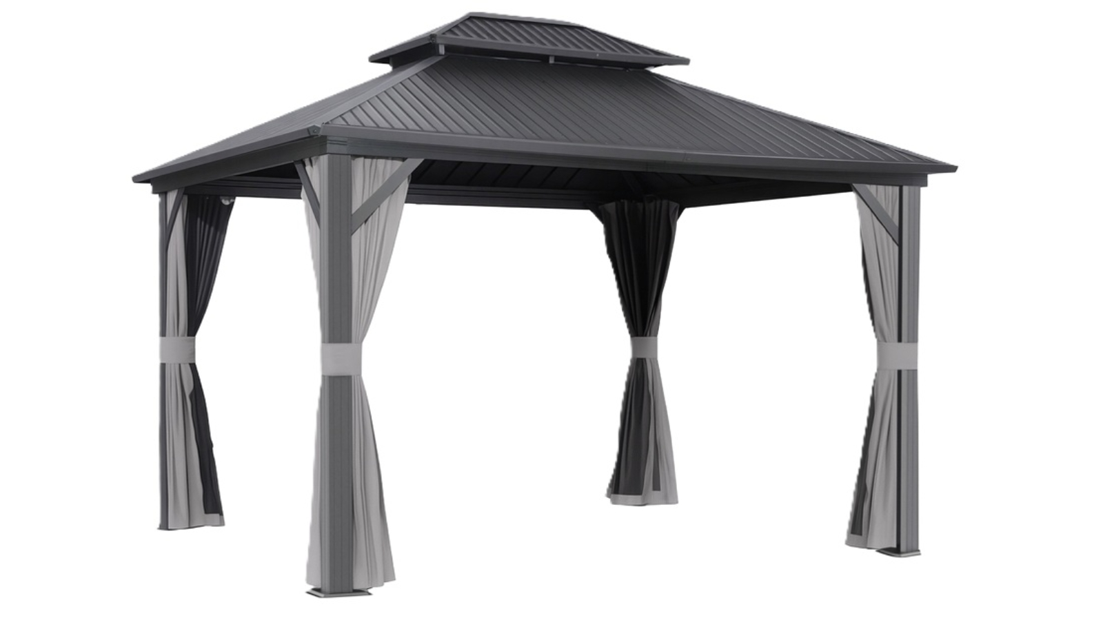 Instahut 3 x 3.65metre Outdoor Gazebo Tent - Grey