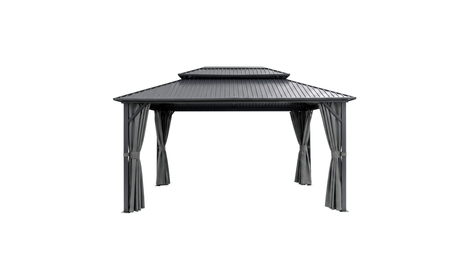 Instahut Hardtop Steel Gazebo - 3 x 4.25m