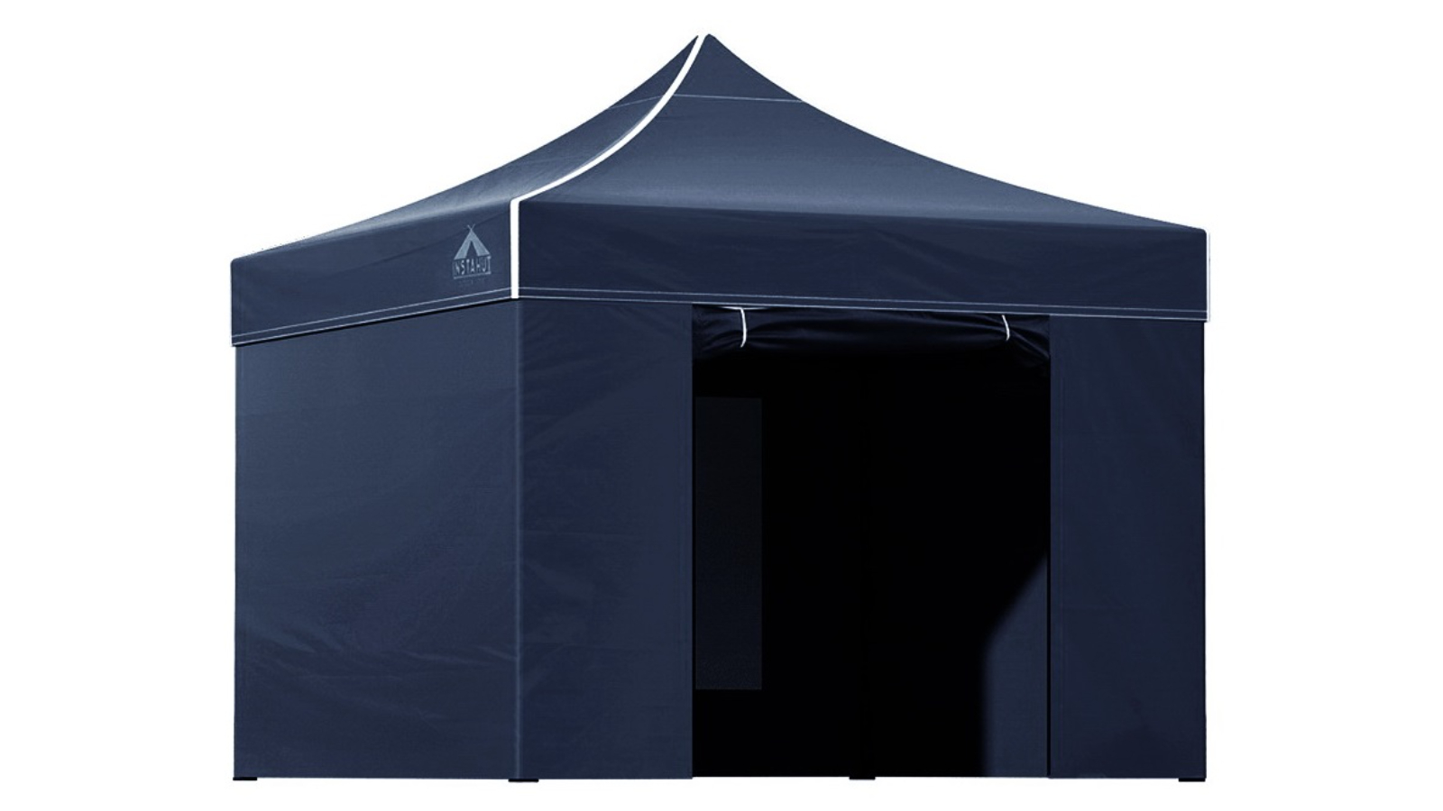 Instahut Marquee Outdoor Navy Pop-up Folding Gazebo - 300 x 300cm