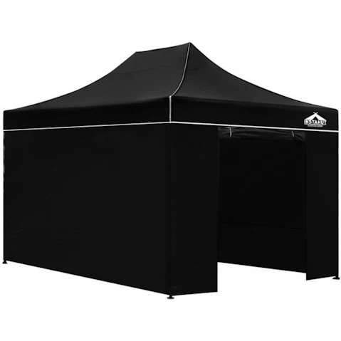 Instahut 3x4.5m Outdoor Gazebo - Black