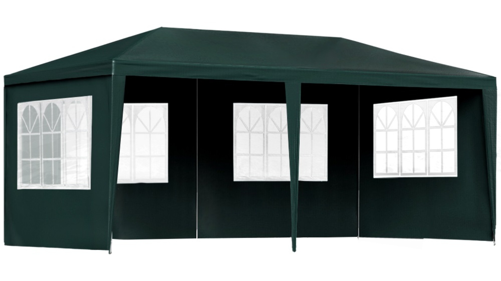 Instahut 4 Panel Green Marquee Outdoor Gazebo - 3 x 6metre