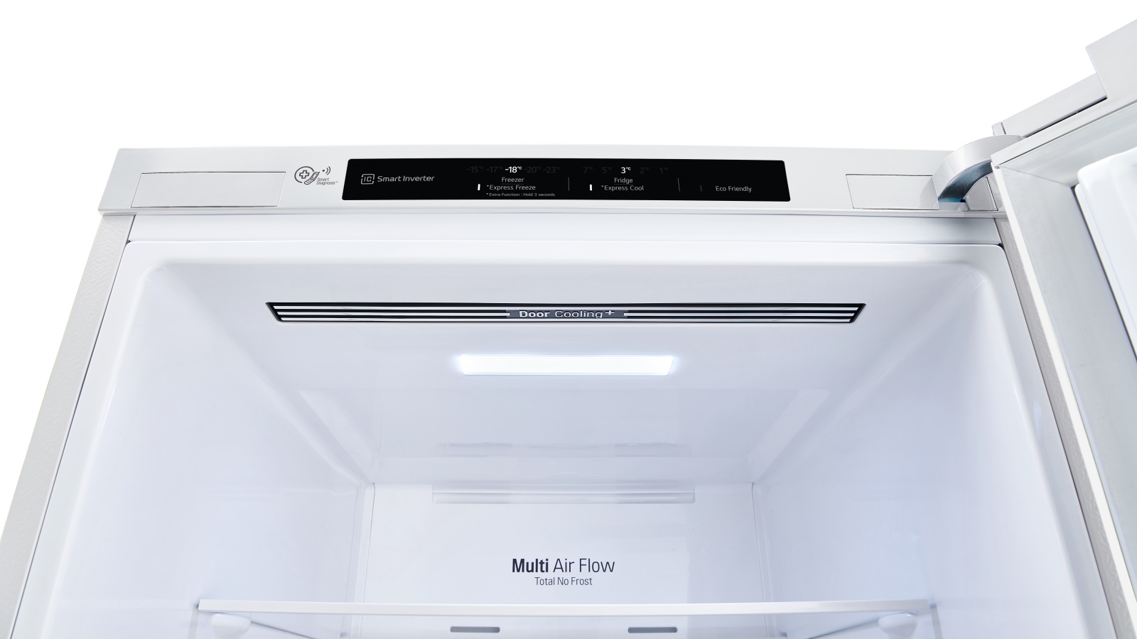 LG 306L Bottom Mount Fridge with Door Cooling White Harvey Norman