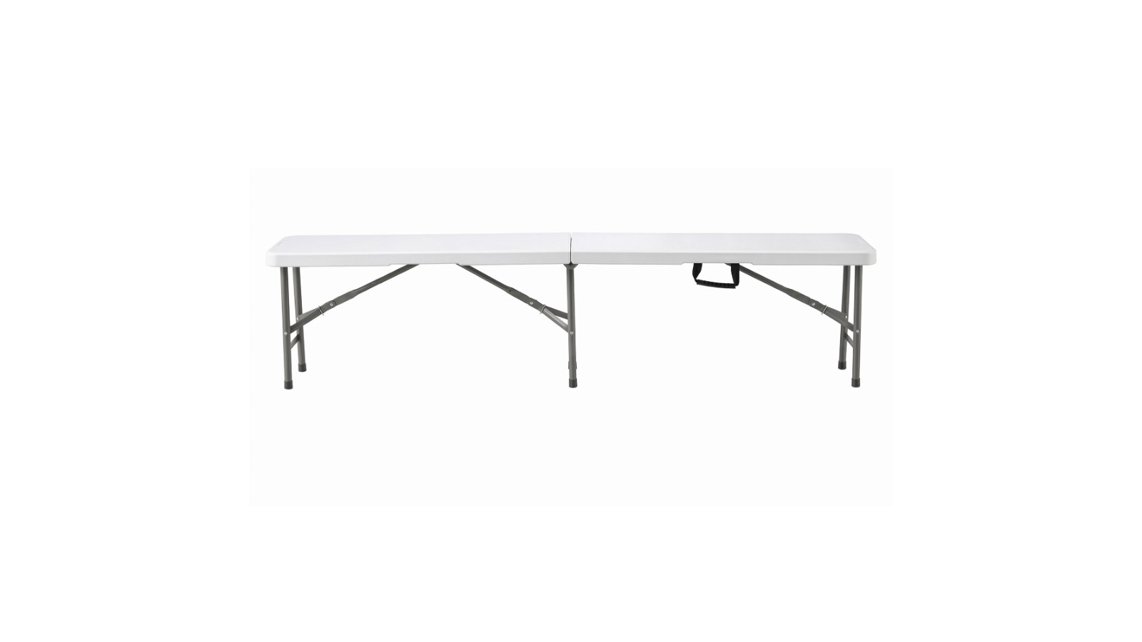 Gardeon 180cm Portable Garden Bench Trestle Seat in Half White