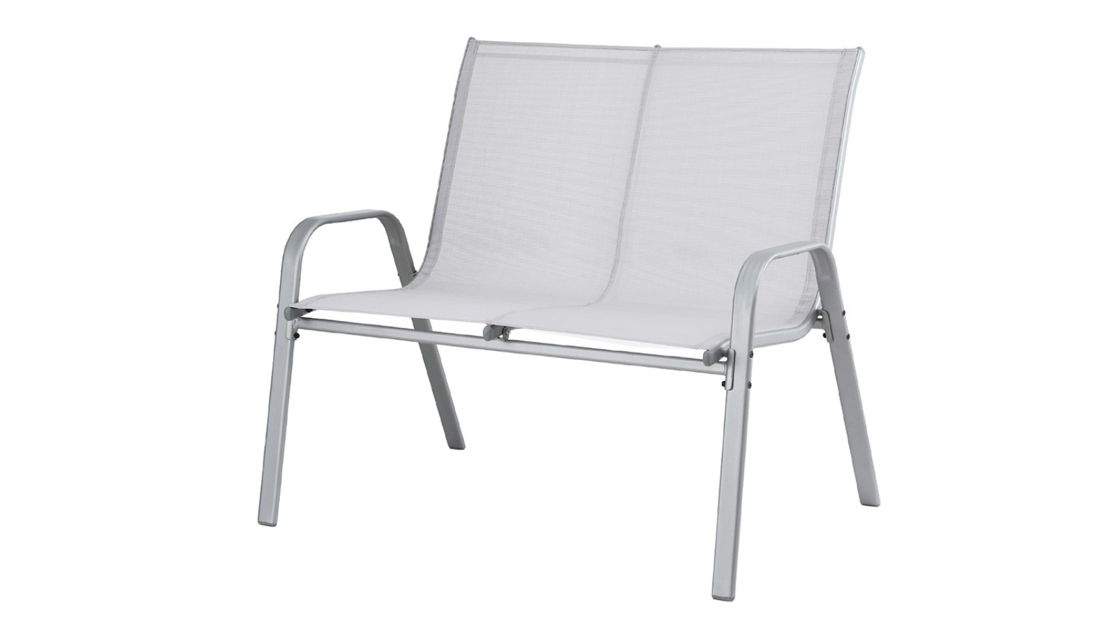 Gardeon Steel Outdoor Garden Bench - Grey
