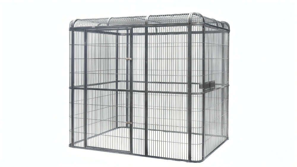 YES4PETS Aviary Perch Castor Wheel Walk-in Cage for Bird/Cat/Dog/Parrot with Green Cover - XXXX-Large